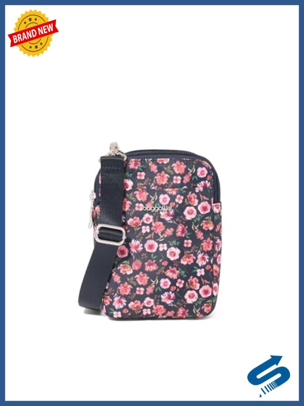 Lightweight RFID-Blocking Crossbody Sling Bag